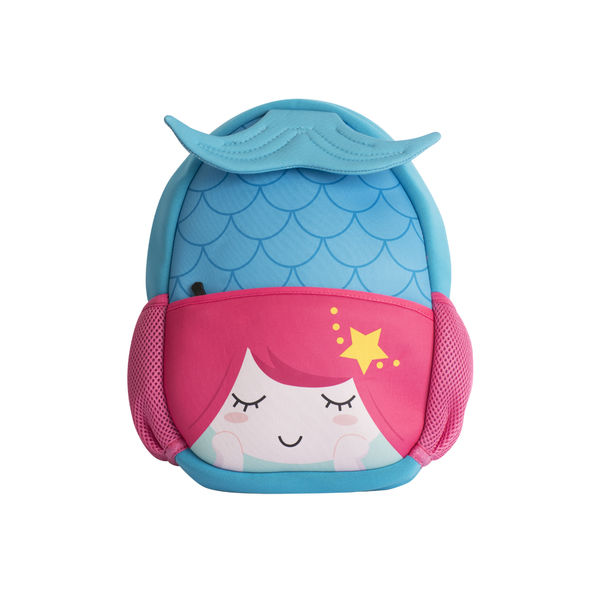 Bolsa De Lunch De Neopreno Sirena - Aislante, Hasta 4 Kg - Medidas 25x18x10 Cm, Ideal Para Picnic O Playa