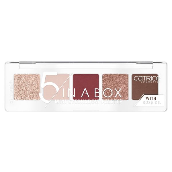 Catrice 5 In A Box Minipaleta De Sombras De Ojos Vivid Burgundy Look 60 ...